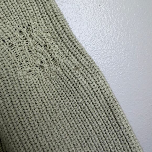 SER.O.YA Devlin Sweater Womens Small Sage Pullover Distressed Pullover Grunge * - Picture 8 of 11